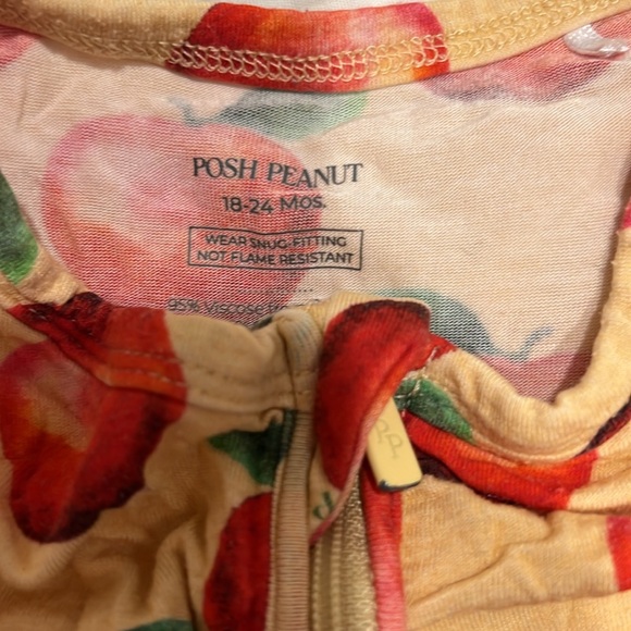 GUC Posh Peanut Apple Footie with two-way zipper 18-24M - Picture 3 of 5